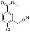 Methyl 4-chloro-3-(cyanomethyl)benzoate Struktur