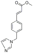 Methyl 4-(1H-imidazol-1-ylmethyl)cinnamate Struktur