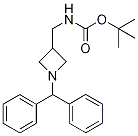 3-(Aminomethyl)-1-benzhydrylazetidine, 3-BOC protected Struktur