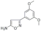 5-Amino-3-(3,5-dimethoxyphenyl)isoxazole Struktur