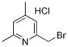 2-(Bromomethyl)-4,6-dimethylpyridine hydrochloride Struktur