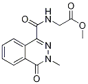 Methyl [(3,4-dihydro-3-methyl-4-oxophthalazin-1-yl)carbonylamino]acetate Struktur