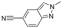 5-Cyano-2-methyl-2H-indazole Struktur