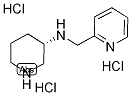 (3S)-N-[(Pyridin-2-yl)methyl]piperidin-3-amine trihydrochloride, 2-({[(3S)-Piperidin-3-yl]amino}methyl)pyridine trihydrochloride Struktur