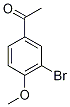 1-(3-Bromo-4-methoxyphenyl)ethan-1-one Struktur