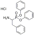 Diphenyl 1-amino-2-phenylethylphosphonate hydrochloride Struktur