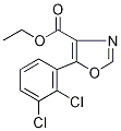 Ethyl 5-(2,3-dichlorophenyl)-1,3-oxazole-4-carboxylate Struktur