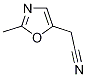 (2-Methyl-1,3-oxazol-5-yl)acetonitrile Struktur