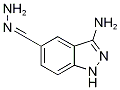 5-(Hydrazinylidenemethyl)-1H-indazol-3-amine Struktur