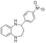 2-(4-Nitrophenyl)-2,3,4,5-tetrahydro-1H-1,5-benzodiazepine Struktur