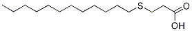3-(Dodecylthio)propanoic acid Struktur