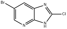 5-Bromo-2-chloro-7-azabenzimidazole Struktur