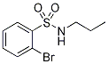 2-Bromo-N-propylbenzenesulphonamide Struktur