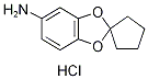 5-Amino-2,2-tetramethylenebenzo-1,3-dioxolidine hydrochloride Struktur