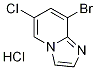 8-Bromo-6-chloroimidazo[1,2-a]pyridine hydrochloride Struktur