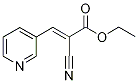 Ethyl 2-cyano-3-(pyridin-3-yl)acrylate Struktur