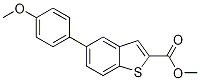 Methyl 5-(4-methoxyphenyl)benzo[b]thiophene-2-carboxylate Struktur