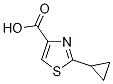 2-CYCLOPROPYL-1,3-THIAZOLE-4-CARBOXYLIC ACID Struktur