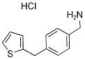 [4-(Thien-2-ylmethyl)phenyl]methylamine hydrochloride Struktur