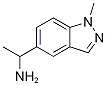 1-(1-Methyl-1H-indazol-5-yl)ethylamine Struktur