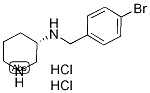 (3S)-N-(4-Bromobenzyl)piperidin-3-amine dihydrochloride, 4-({[(3S)-Piperidin-3-yl]amino}methyl)-1-bromobenzene dihydrochloride Struktur