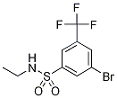 3-Bromo-N-ethyl-5-(trifluoromethyl)benzenesulphonamide Struktur