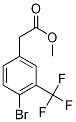 Methyl 4-bromo-3-(trifluoromethyl)phenylacetate Struktur