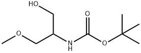 N-Boc-2-amino-3-methoxy-1-propanol Struktur