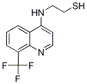 2-{[8-(Trifluoromethyl)quinolin-4-yl]amino}ethanethiol Struktur