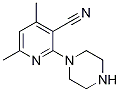 4,6-dimethyl-2-piperazin-1-ylnicotinonitrile Struktur