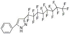 3-Perfluorooctyl-5-phenyl-1H-pyrazole Struktur