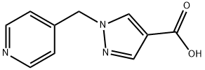 1-(Pyridin-4-ylmethyl)-1H-pyrazole-4-carboxylic acid Struktur