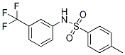 4-Methyl-N-[3-(trifluoromethyl)phenyl]benzenesulphonamide Struktur