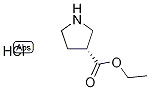 (R)-ethyl pyrrolidine-3-carboxylate hydrochloride Struktur