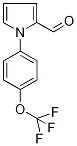 1-[4-(trifluoromethoxy)phenyl]-1H-pyrrole-2-carboxaldehyde Struktur