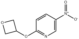 5-Nitro-2-(oxetan-3-yloxy)pyridine Struktur