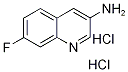 3-Amino-7-fluoroquinoline dihydrochloride Struktur