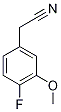 4-Fluoro-3-methoxyphenylacetonitrile Struktur