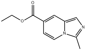 Ethyl 3-methylimidazo[1,5-a]pyridine-7-carboxylate Struktur