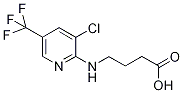 4-[3-Chloro-5-(trifluoromethyl)pyridin-2-ylamino]butyric acid 97% Struktur