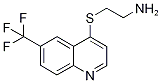 4-[(2-Aminoethyl)thio]-6-(trifluoromethyl)quinoline Struktur