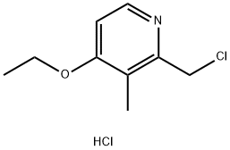 2-(Chloromethyl)-4-ethoxy-3-methylpyridine hydrochloride Struktur