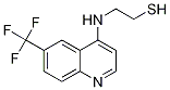 2-{[6-(Trifluoromethyl)quinolin-4-yl]amino}ethanethiol Struktur