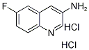 3-Amino-6-fluoroquinoline dihydrochloride Struktur