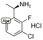 (R)-3-Chloro-2-fluoro-alpha-methylbenzylamine hydrochloride Struktur