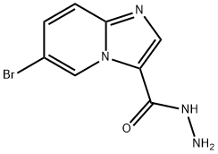 6-Bromoimidazo[1,2-a]pyridine-3-carbohydrazide Struktur