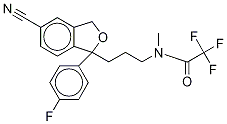 N-Trifluoroacetodesmethylcitalopram-D3 Struktur