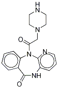 N-Desmethyl Pirenzepine-d8 Struktur