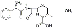 Cephalexin-d5 Hydrate Struktur