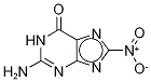 8-Nitroguanine-4,8-13C2-7-15N, technical grade-50% Purity Struktur